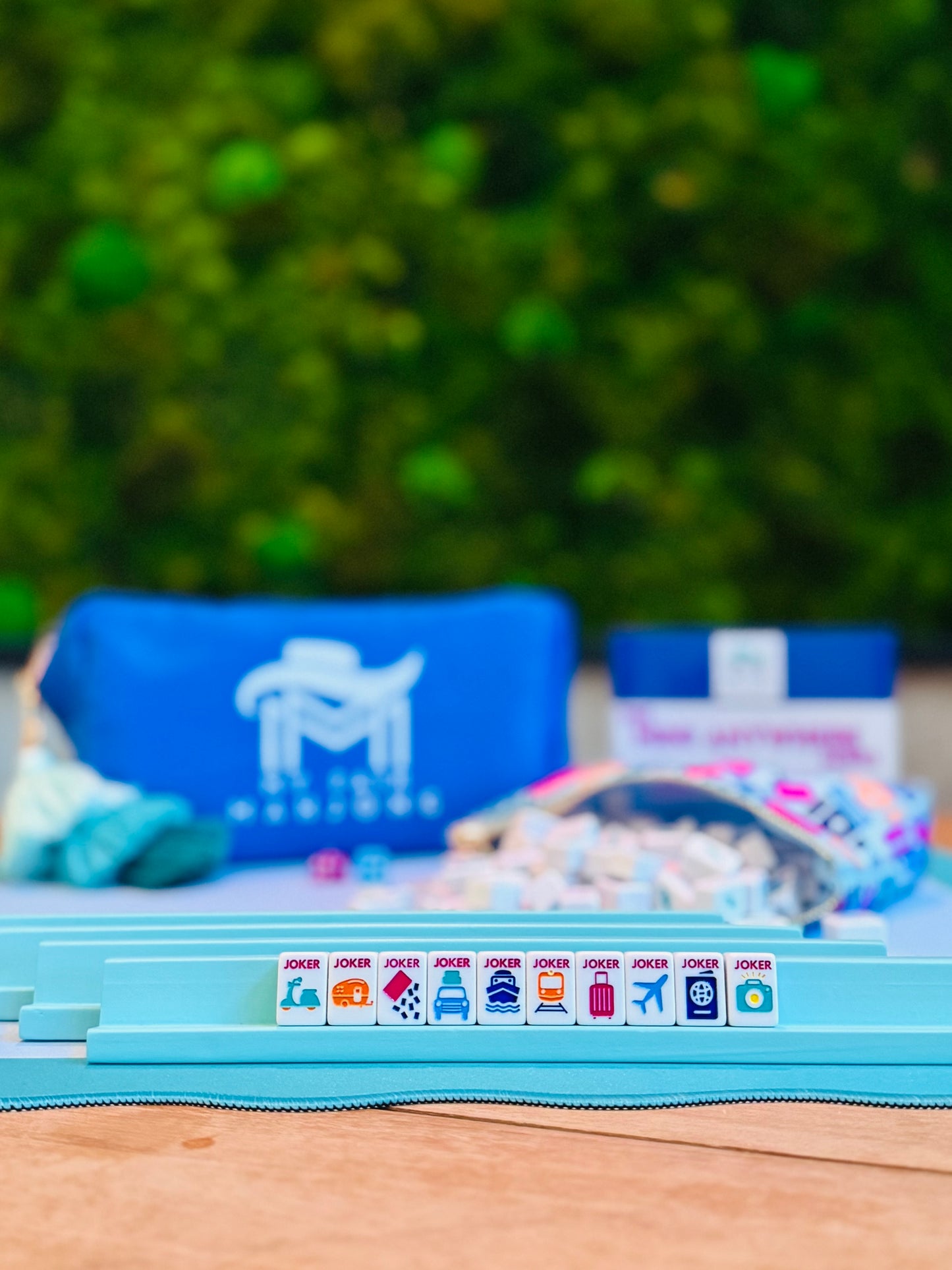 MINI TRAVEL MAHJONG | Mini Anywhere Series | White