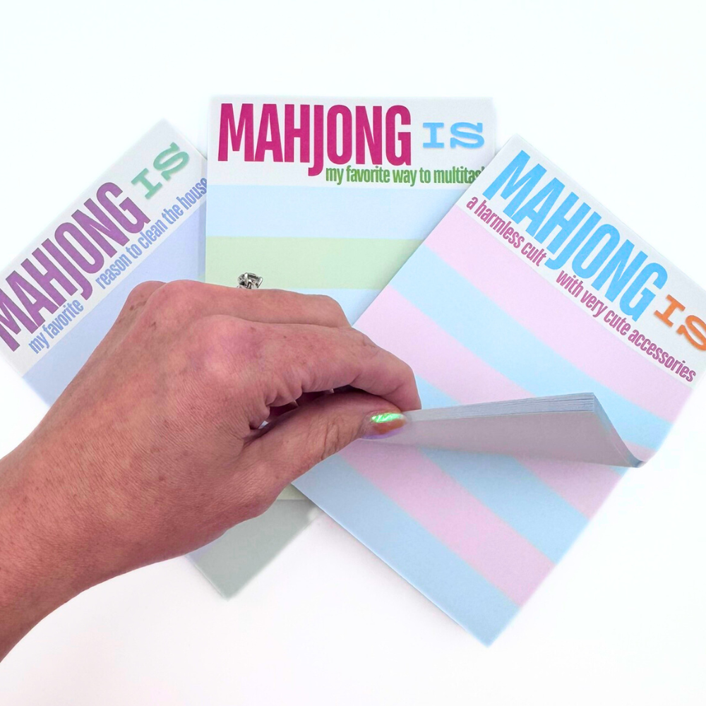 MAHJONG NOTEPAD | 5x7 inches | 100 Pages