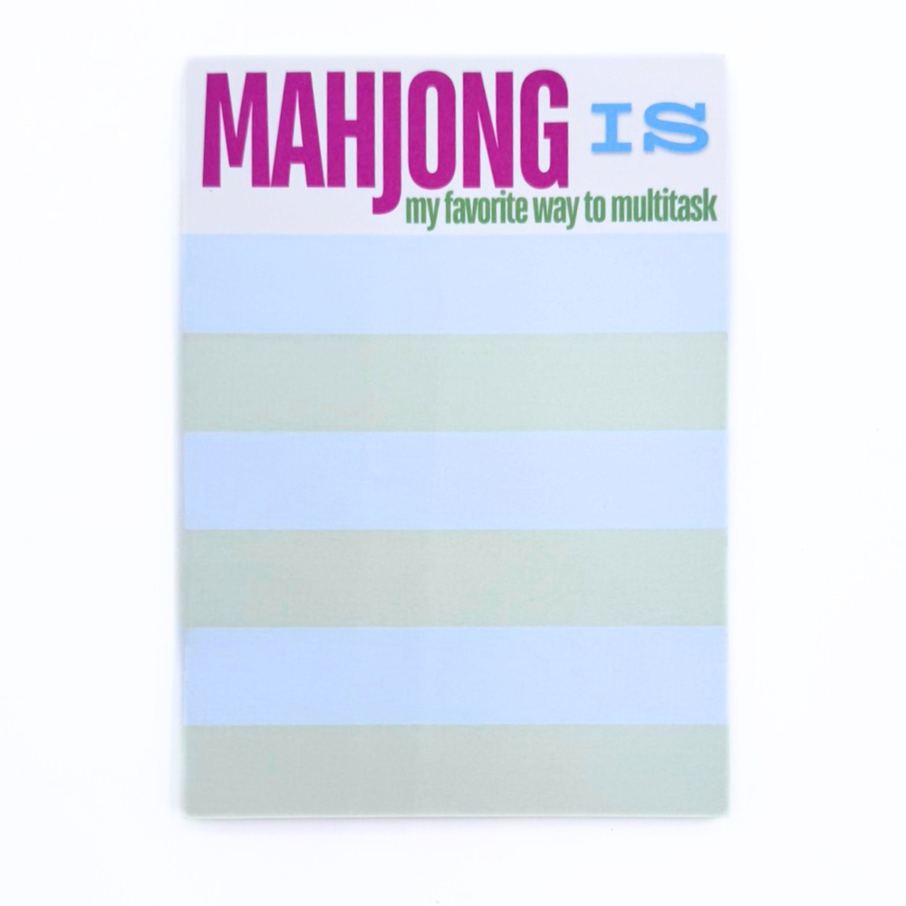 MAHJONG NOTEPAD | 5x7 inches | 100 Pages