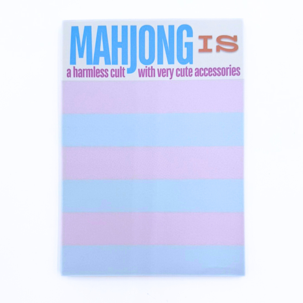 MAHJONG NOTEPAD | 5x7 inches | 100 Pages