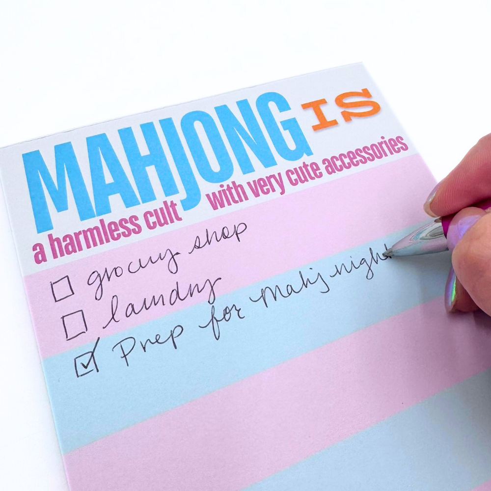 MAHJONG NOTEPAD | 5x7 inches | 100 Pages