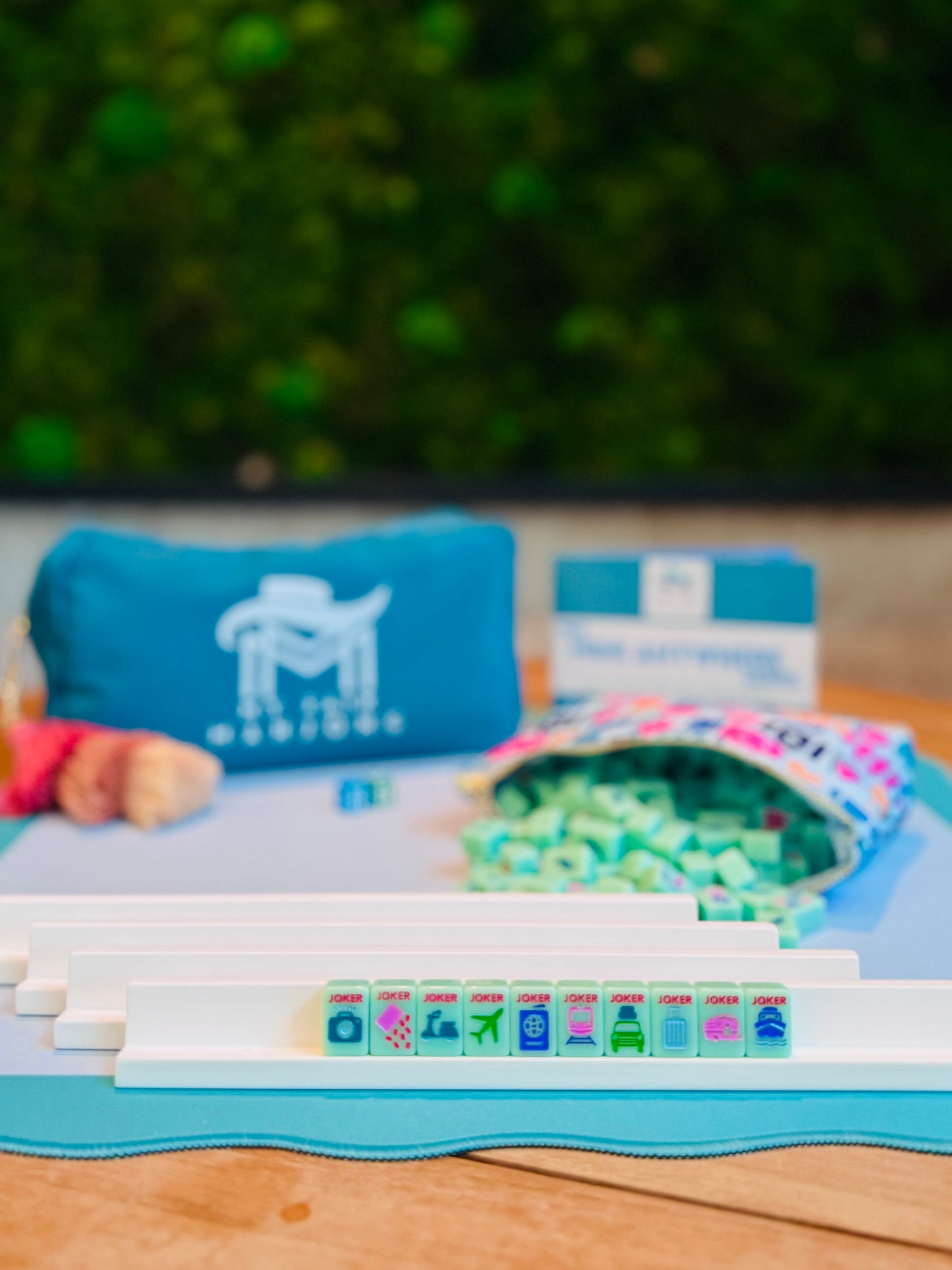 MINI TRAVEL MAHJONG | Mini Anywhere Series | Green