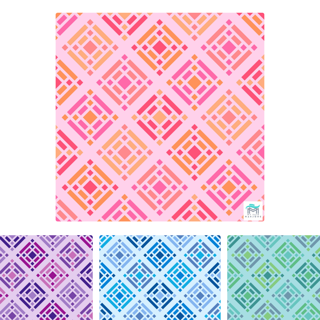MAHJONG MAT | Brightside | 33" x 33"