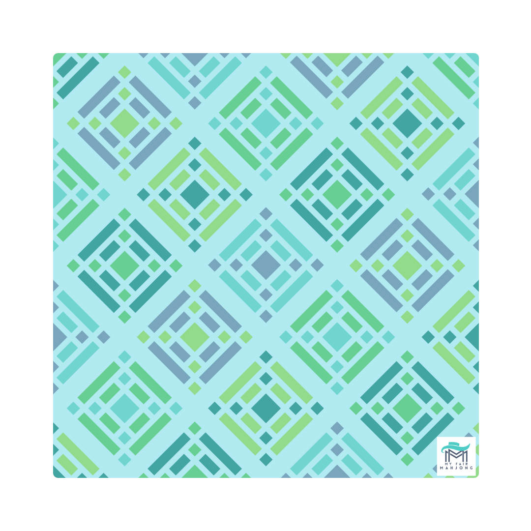 MAHJONG MAT | Brightside | 33" x 33"