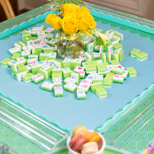 MAHJONG MAT | Confetti | 33" x 33"