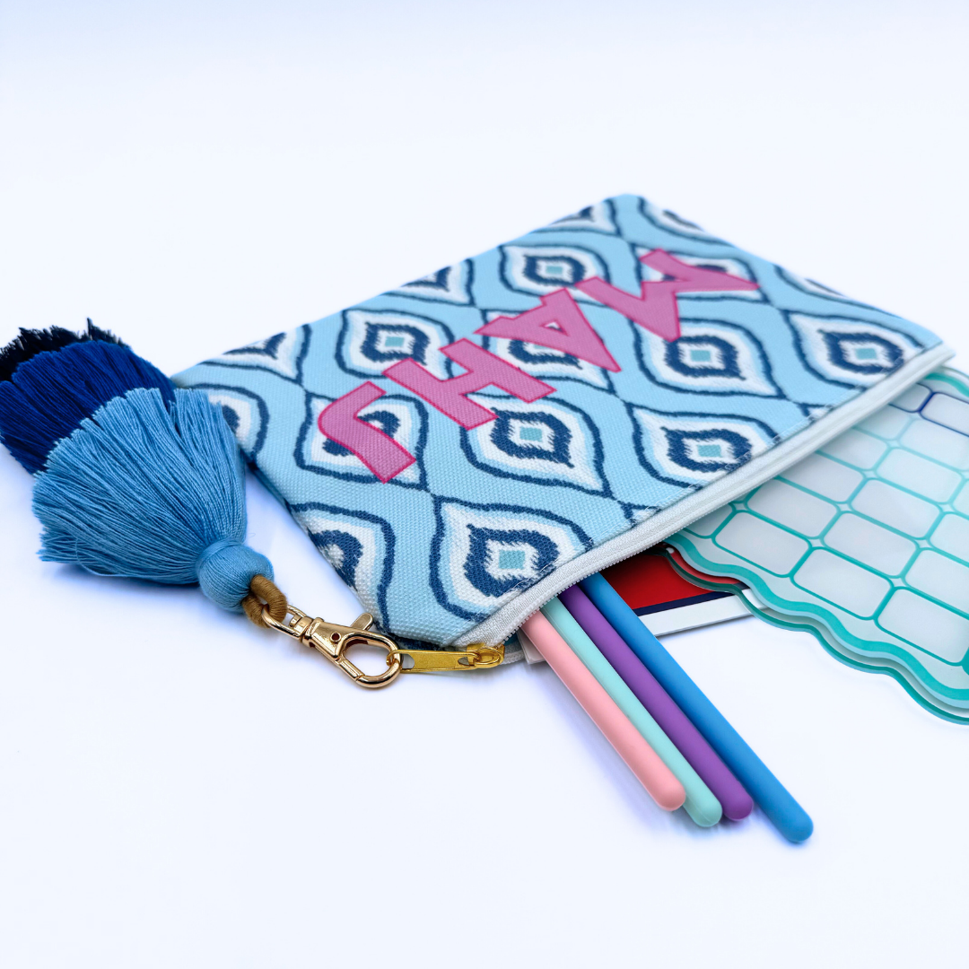 Mahjong Card & Accessory Bag | Fits Oversized League Cards & Mini 20mm Mahjong Tile Sets