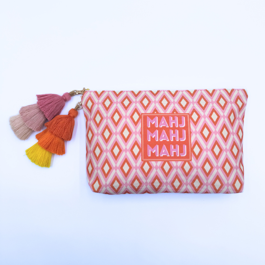 Mahjong Tile Bag | Printed Fabric | CLEARANCE