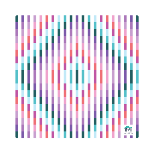 MAHJONG MAT  |  Laugh Lines  |  33" x 33"