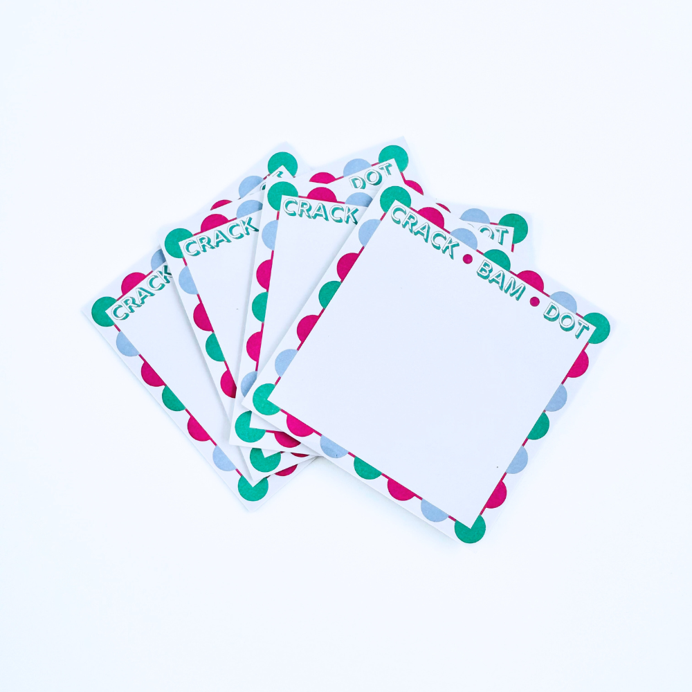 Mahjong Sticky Note Pads (Set of 4) | Gift, Prize or Favor | Game, Party or Tournament