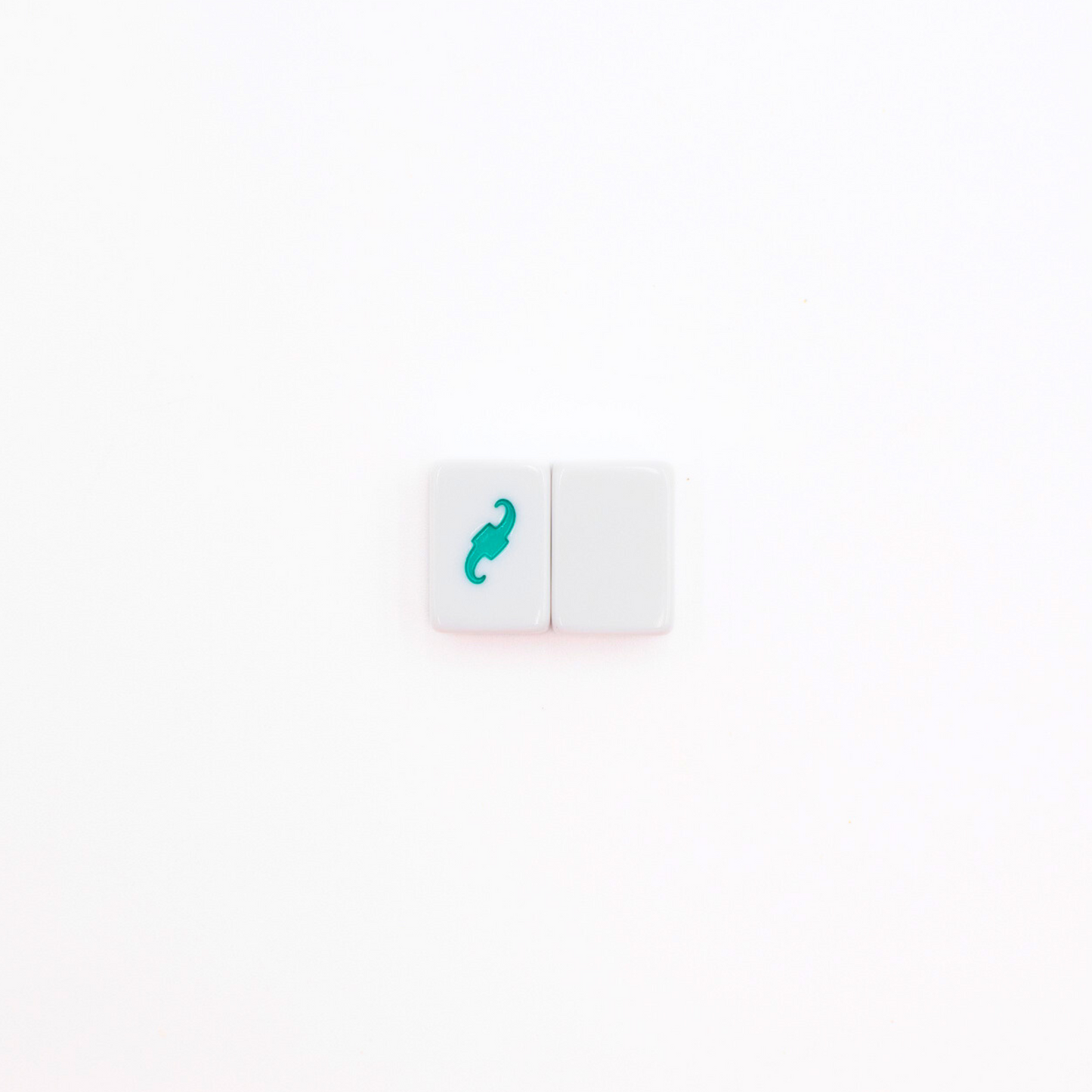 (BACK-ORDER) MINI ANYWHERE SERIES- White | Colorful Tiny Travel Mahjong Set