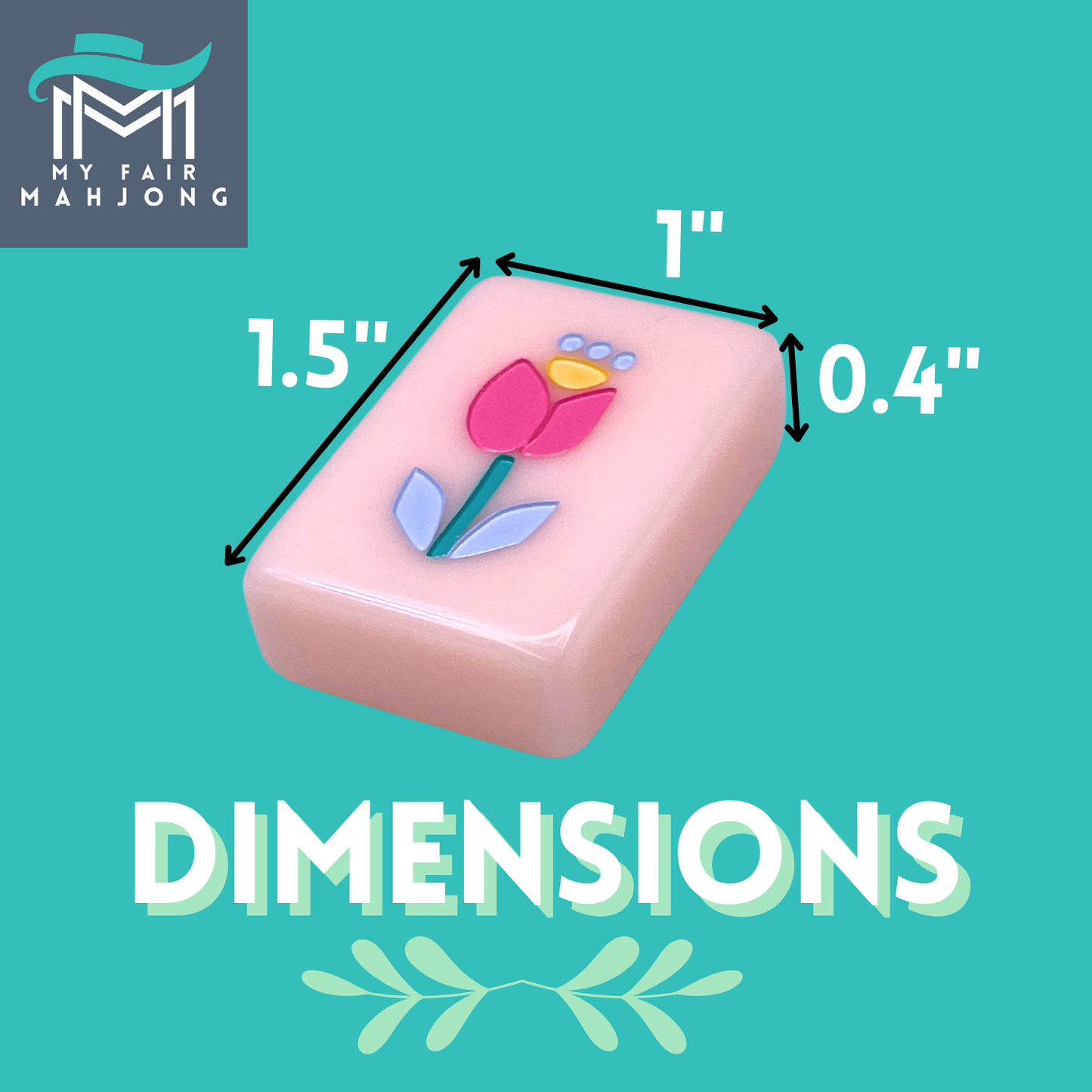 My Fair Mahjong American Mahjong Tile Set- The Southwest Series- Bright Modern Unique Mahjongg tiles with vibrant colors and creative designs