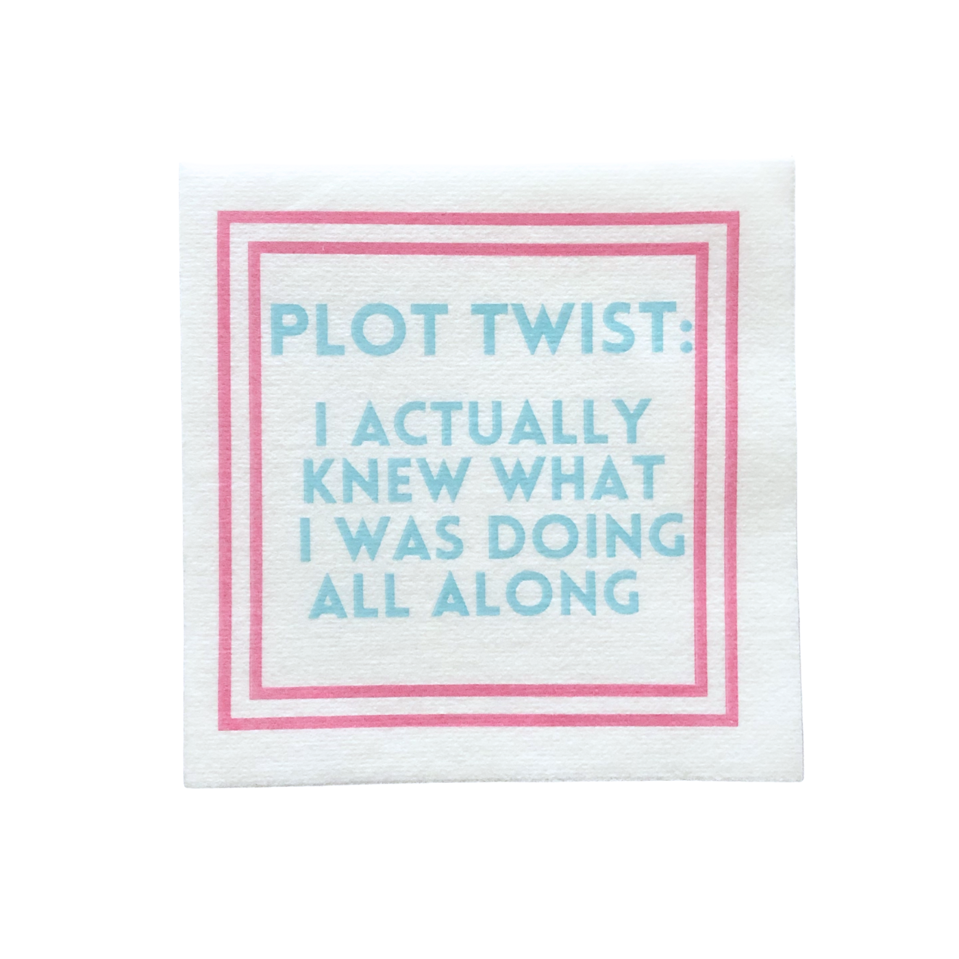Mahjong Cocktail Napkins | 5'' x 5'' folded Mahjongg Luxury, Linen-Feel, Disposable Drink Napkins| Eco-Friendly, Super Absorbent