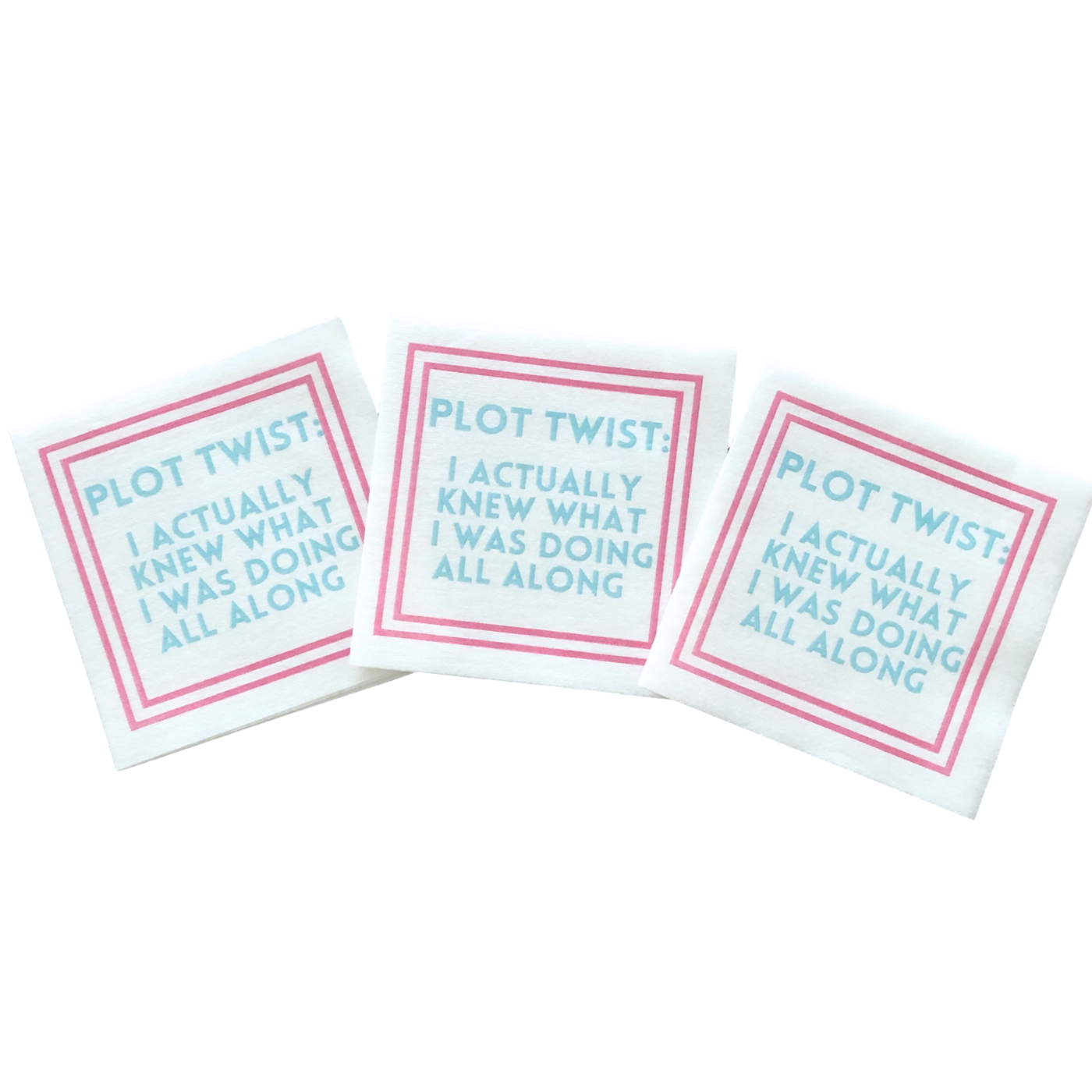 Mahjong Cocktail Napkins | 5'' x 5'' folded Mahjongg Luxury, Linen-Feel, Disposable Drink Napkins| Eco-Friendly, Super Absorbent