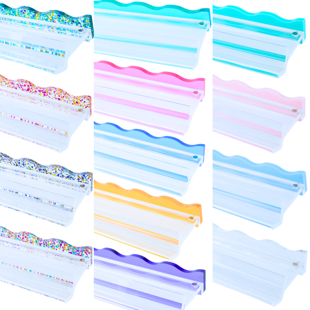 MAHJONG RACK PUSHERS - MAGNETIC | Premium Acrylic | Set of 4