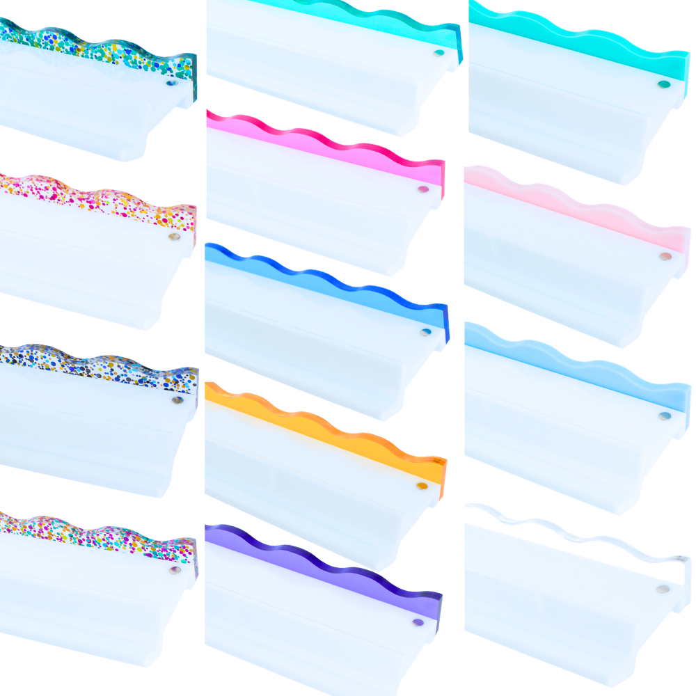 MAHJONG RACK PUSHERS - MAGNETIC | Premium Acrylic | Set of 4