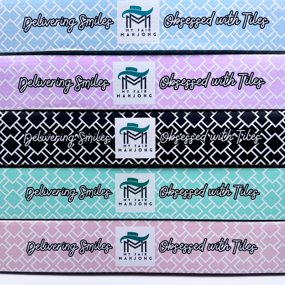 MAHJONG RACKS | Wooden | 4 Racks + 4 Magnetic Pushers