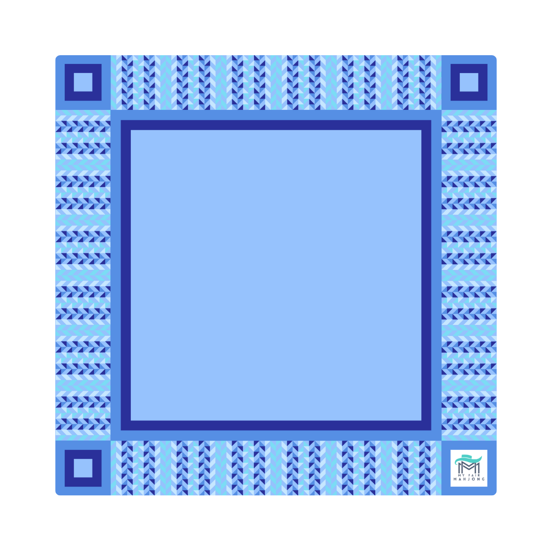 MAHJONG MAT | Prism | 33" x 33"