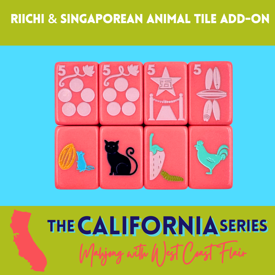 California Series Riichi & Singaporean Animal Tiles