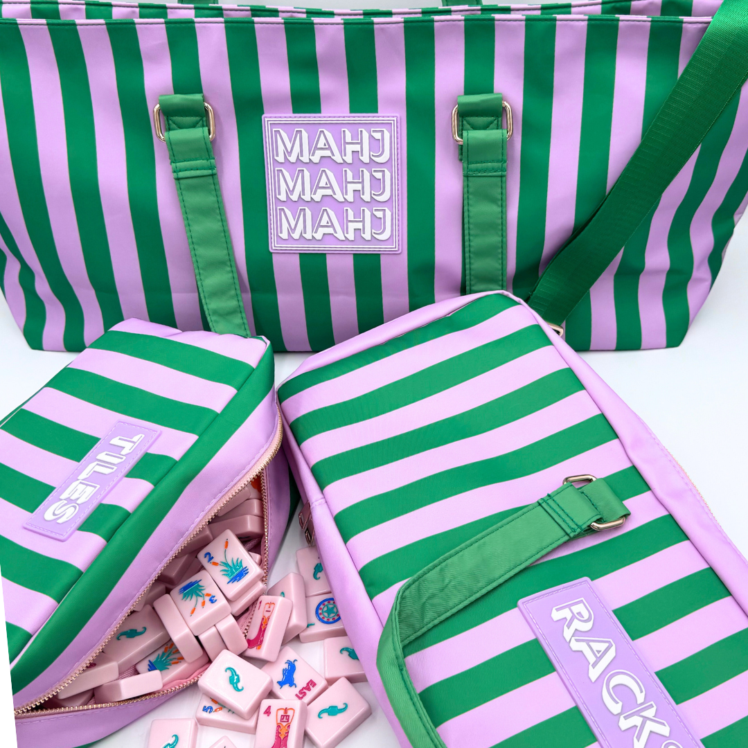 Mahjong Rack Bag | Fits 20" Racks + Folded Mat
