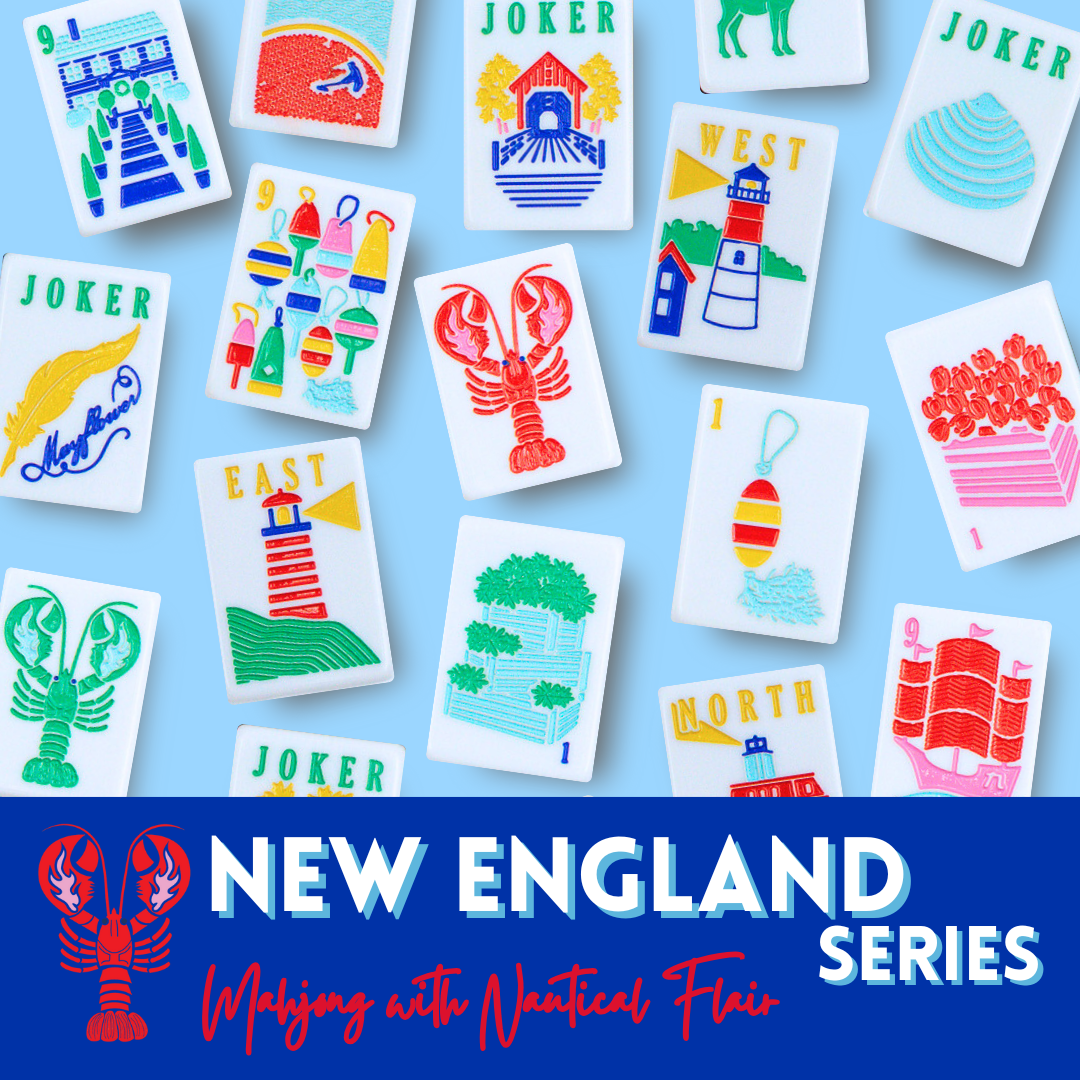 (BACKORDER) THE NEW ENGLAND SERIES | Mahjong with Nautical Flair