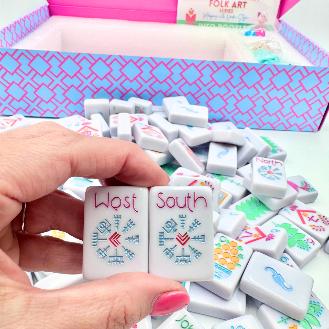 THE SCANDINAVIAN FOLK ART SERIES | Mahjong with Nordic Style | American, Chinese, Riichi, Hong Kong, Singaporean