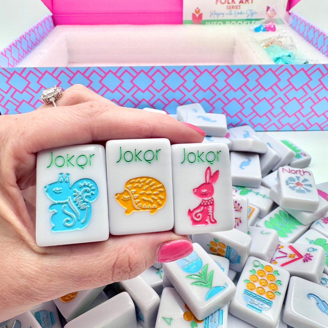 THE SCANDINAVIAN FOLK ART SERIES | Mahjong with Nordic Style | American, Chinese, Riichi, Hong Kong, Singaporean