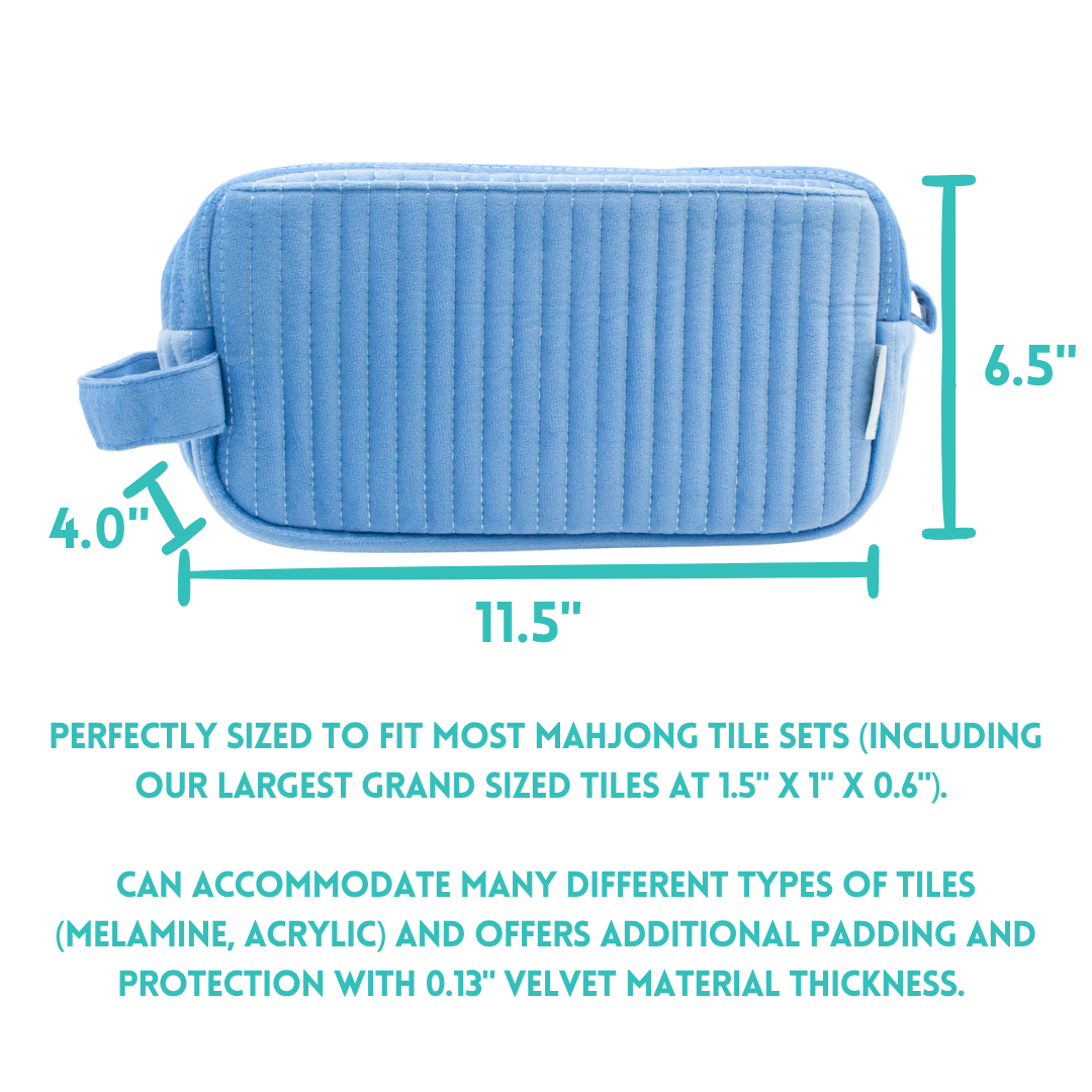 VELVET TILE BAG | Luxury Storage for Your Mahjong Tiles