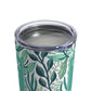 Mahjong Tumbler, Green (10oz, Nature Pattern)- Perfect MAHJ gift! Every Mahjongg game needs a beverage, and Crack, Bam, Dot- this is it!