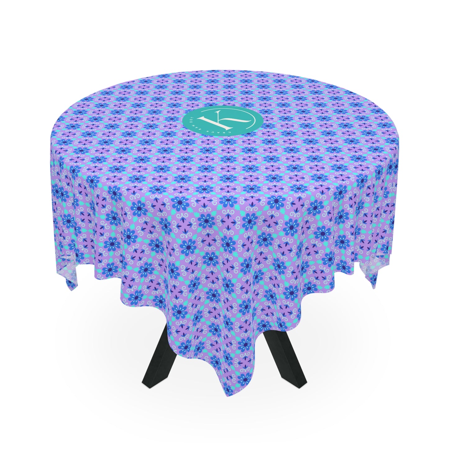 Personalized Mahjong Tablecloth for Game Table (55" x 55"). Upgrade your Mahjongg Mat with our Custom, Colorful, Unique Table Cover.