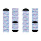 Mahjong Socks- Funny Novelty Gift for Mahjongg Players, Games, Tournaments. Colorful Mah-Jongg Tile Pattern.