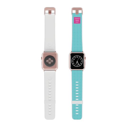 Mahjong Watch Band for Apple Watch  |  Colorful Mahjongg Pattern with "Crack Bam Dot" Graphic  |  Great Gift for Mah-Jongg Players.