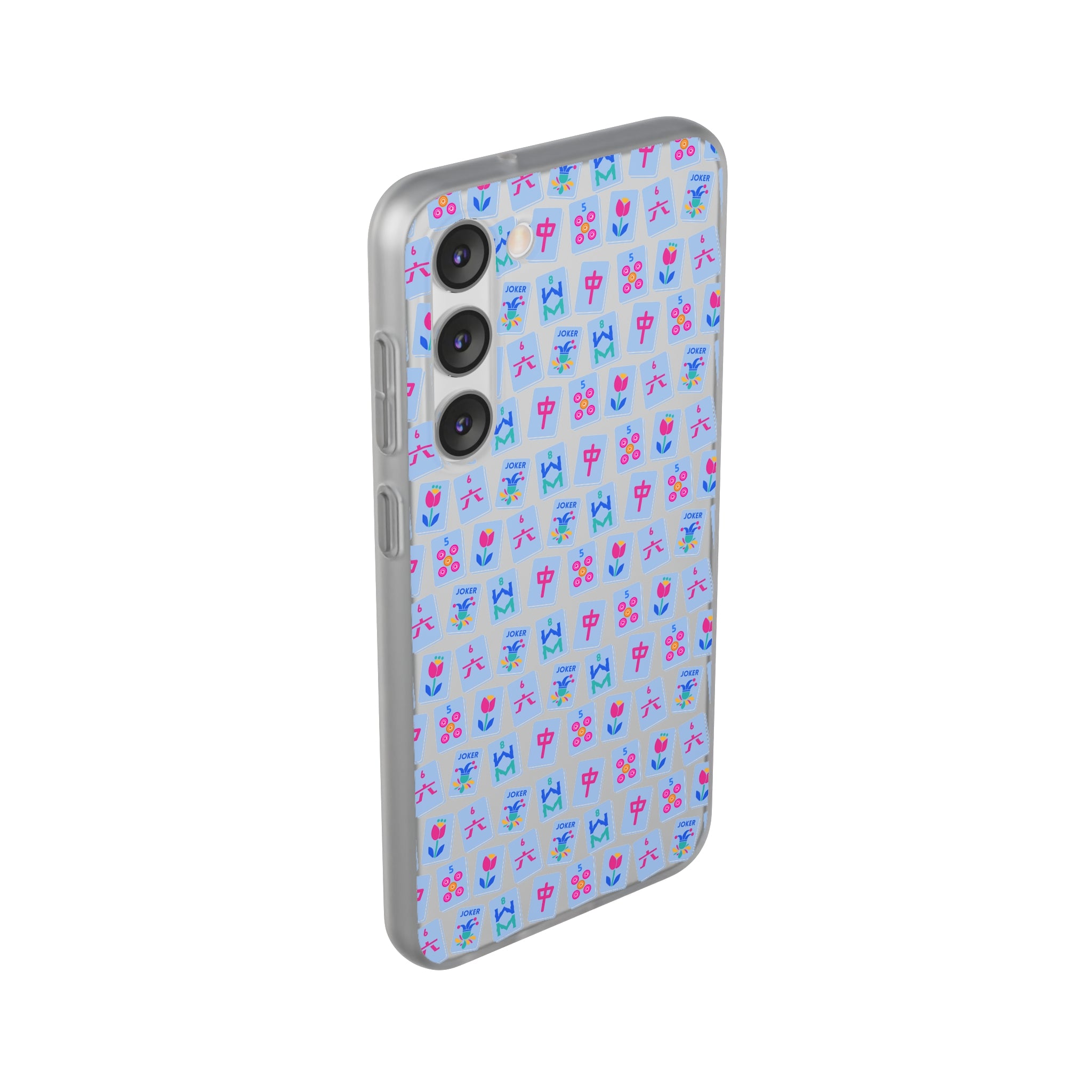 Mahjong Phone Case iPhone and Galaxy Multiple Sizes. Colorful