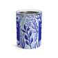 Mahjong Tumbler, Blue (10oz, Nature Pattern)-Perfect MAHJ gift! Every Mahjongg game needs a beverage, and Crack, Bam, Dot- this is it!