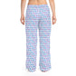 Mahjong Pattern Pajama Pants | Colorful Tiles on Relaxed Fit Sleepwear | Great Gift for Mahjong Players