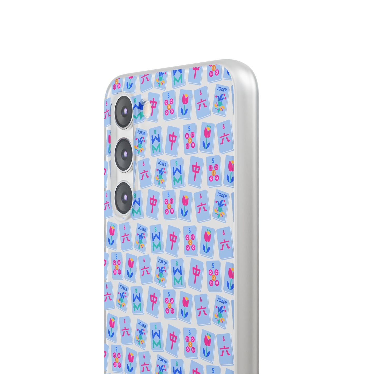 Mahjong Phone Case (iPhone and Galaxy), Multiple Sizes. Colorful Mahjong Tiles. Great Mahjongg Gift or Mah Jongg Prize.