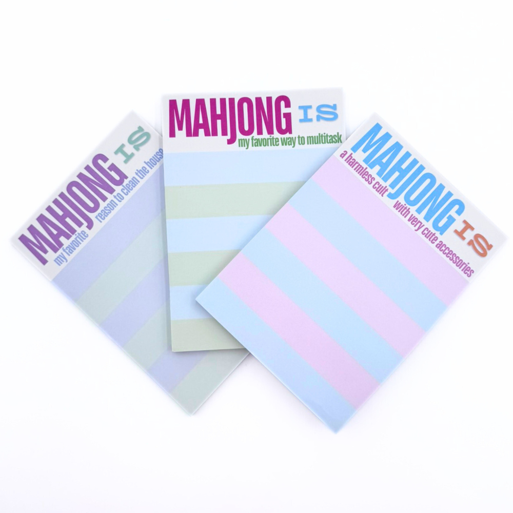 Mahjong Notepad MAHJONG NOTEPAD | 5x7 inches | 100 Pages – My Fair Mahjong