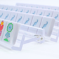 (PRE-ORDER) Wavy Acrylic Mahjong Racks (20" each, Set of 4 racks + 4 wavy and 4 clear classic pushers)  |  Sturdy Design, Strong Magnets, Excellent Tile Angle  |  For Tiles 1.5"x1" or smaller