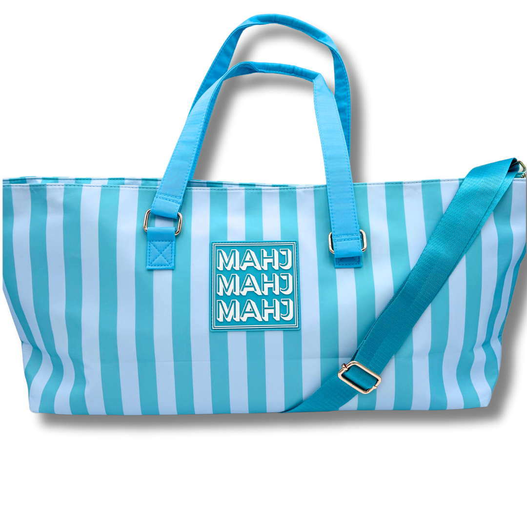 Premium Mahjong Tote Bag | Zipper, Perfect Width and Height | Carry All your Mah Jongg Accessories