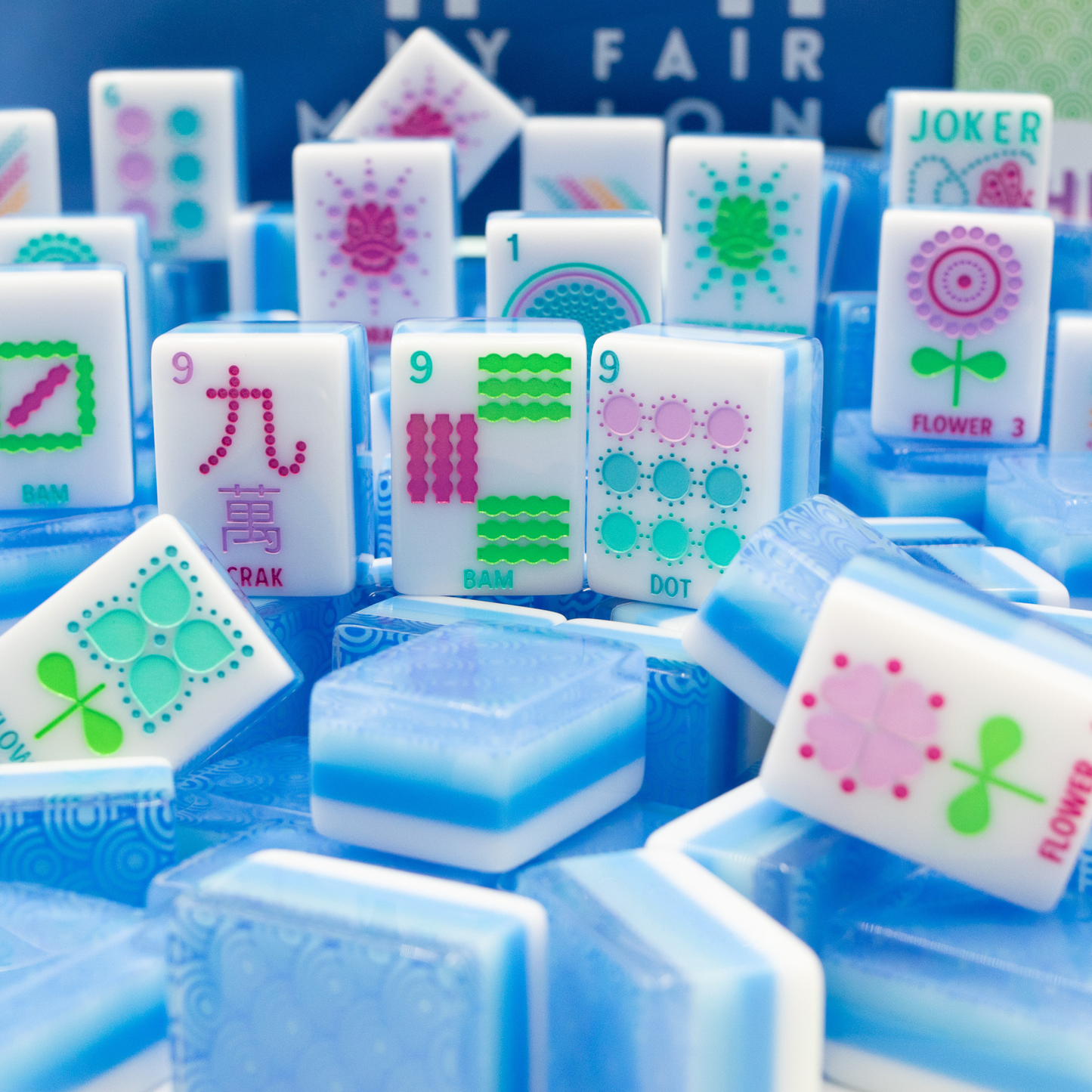 (COMING SOON) CRYSTAL CONFETTI  |  Calm Blue  |  Mahjong with a Sprinkle of Color and Joy
