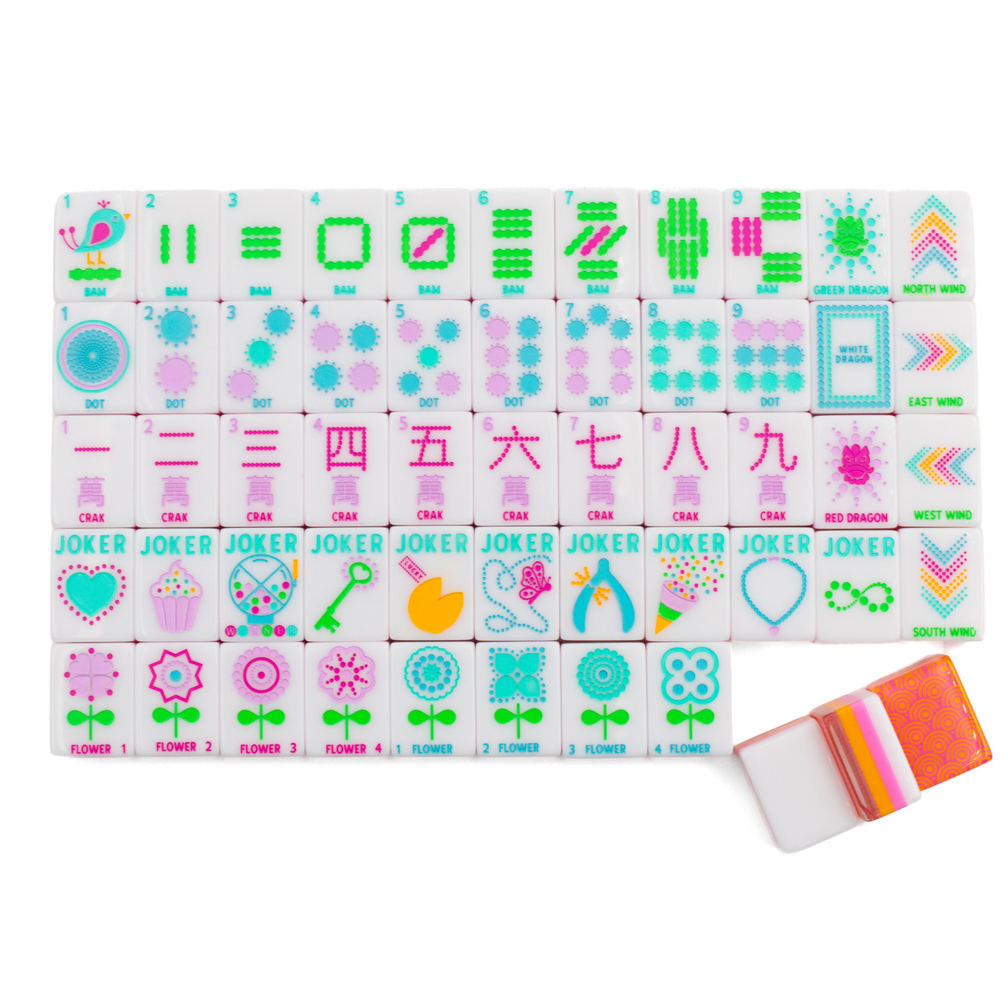 (COMING SOON) CRYSTAL CONFETTI  |  Sorbet Pink  |  Mahjong with a Sprinkle of Color and Joy