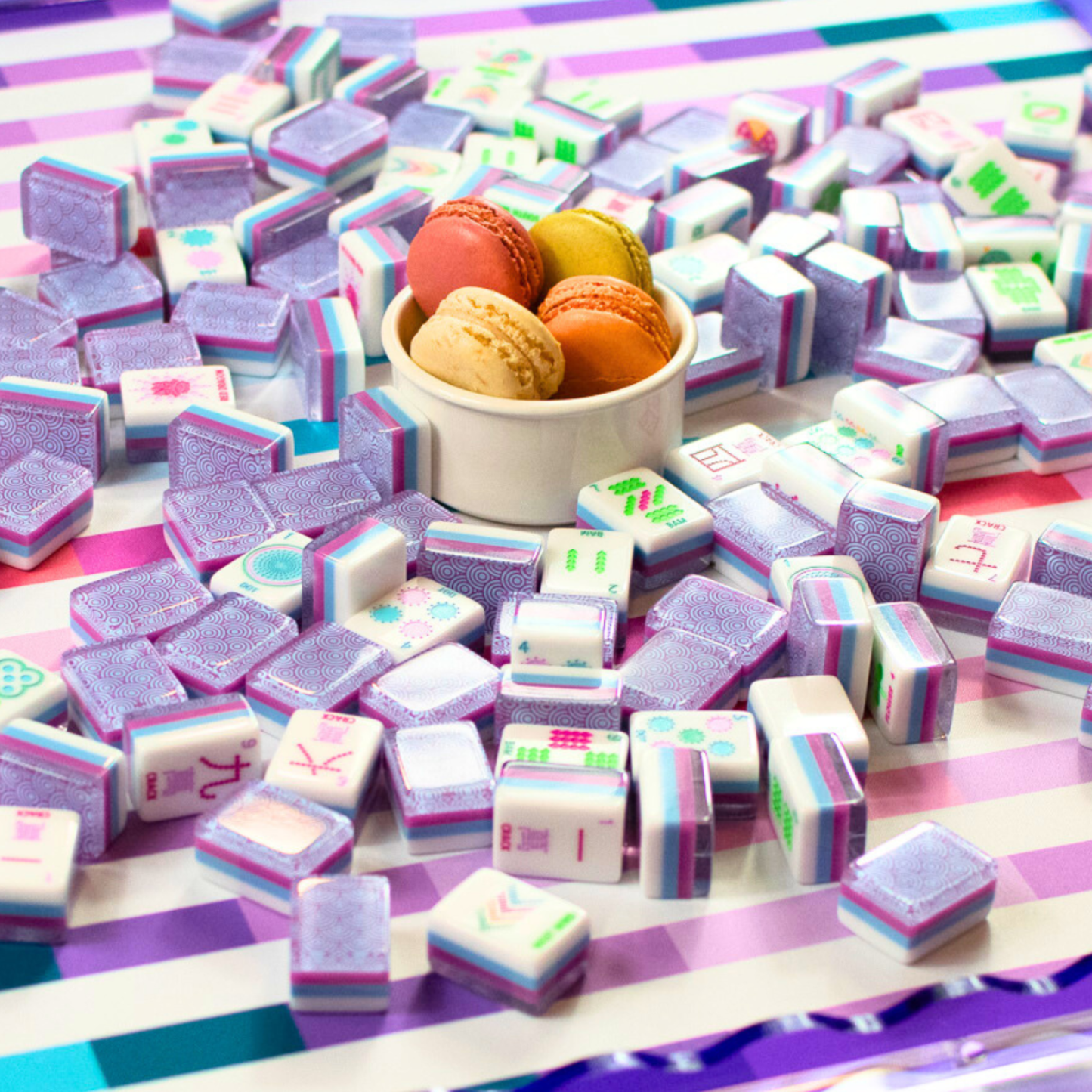 CRYSTAL CONFETTI  |  Purple  |  Mahjong with a Sprinkle of Color and Joy
