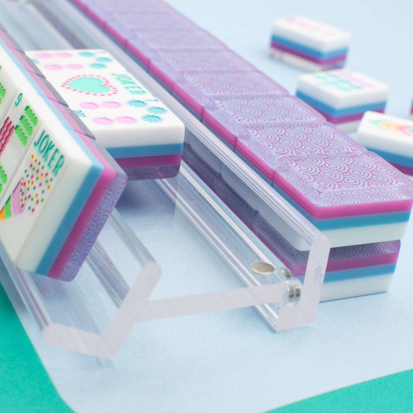 CRYSTAL CONFETTI  |  Purple  |  Mahjong with a Sprinkle of Color and Joy