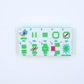 (PRE-ORDER) Crystal Confetti Purple | Mahjong with a Sprinkle of Color and Joy | Clear Top with Colorful Pattern and Layers