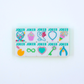 (PRE-ORDER) Crystal Confetti Purple | Mahjong with a Sprinkle of Color and Joy | Clear Top with Colorful Pattern and Layers