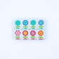 (PRE-ORDER) Crystal Prism Blue | Mahjong with Bold Angles and Vibrant Vibes | Clear Top with Colorful Pattern and Layers