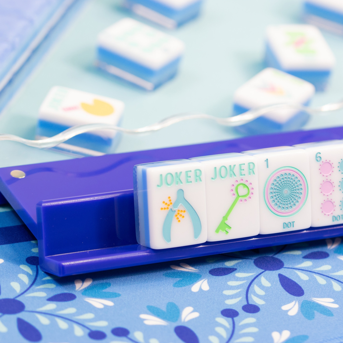 CRYSTAL CONFETTI  |  Calm Blue  |  Mahjong with a Sprinkle of Color and Joy