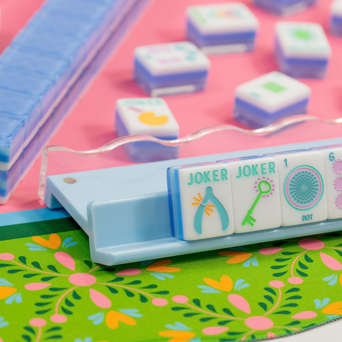 CRYSTAL CONFETTI  |  Calm Blue  |  Mahjong with a Sprinkle of Color and Joy