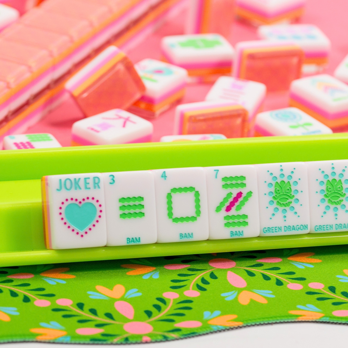 CRYSTAL CONFETTI  |  Sorbet Pink  |  Mahjong with a Sprinkle of Color and Joy