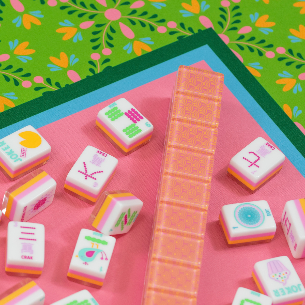 CRYSTAL CONFETTI  |  Sorbet Pink  |  Mahjong with a Sprinkle of Color and Joy