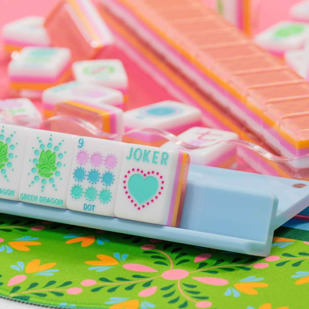 CRYSTAL CONFETTI  |  Sorbet Pink  |  Mahjong with a Sprinkle of Color and Joy